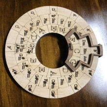 Load image into Gallery viewer, 🎶Circle of Fifths Wooden Musician Melody Wheel
