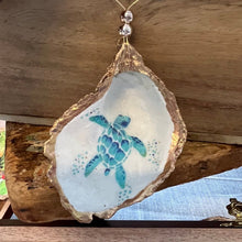 Load image into Gallery viewer, Oyster Shell Art Ornament
