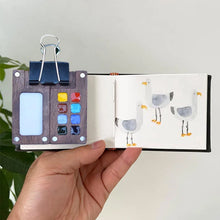 Load image into Gallery viewer, Portable Walnut Watercolor Palette

