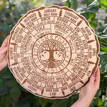 Load image into Gallery viewer, 💖Wheel Of The Year Wood Sign - Tree of Life
