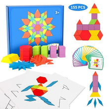 Load image into Gallery viewer, Wooden Jigsaw Puzzle Set (155 PCs)
