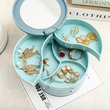 Load image into Gallery viewer, 4 Layers Rotatable Jewelry Storage Box
