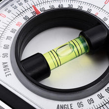 Load image into Gallery viewer, Slope Horizontal Vertical Angle Bevel Protractor Declinometer
