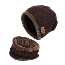 Load image into Gallery viewer, Warm Beanie Cap With Scarf
