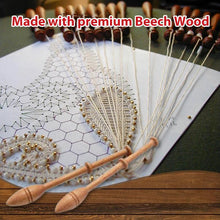 Load image into Gallery viewer, Lace Robbins Wooden Shuttle Weaving Tool
