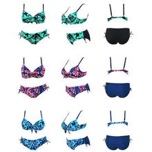 Load image into Gallery viewer, High Waist Printed Bikini Set (Large Size)
