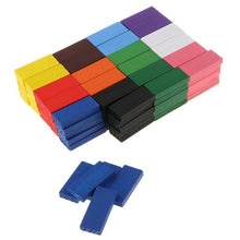 Load image into Gallery viewer, Colorful Domino Blocks Wooden Toys (120 PCs)
