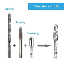Load image into Gallery viewer, Domom® Metric Tap Drill Bits 6PCS (M3 - M10)
