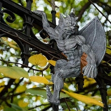 Load image into Gallery viewer, Dragon Winged Gargoyle Fence Hanger
