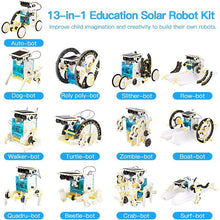 Load image into Gallery viewer, 13-in-1 Education Solar Robot Toys
