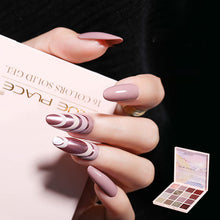 Load image into Gallery viewer, New Model 16 Colors Solid Nail Polish Platter
