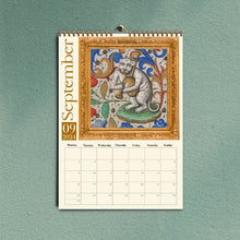 Load image into Gallery viewer, Weird Medieval Cats Calendar 2024
