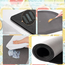 Load image into Gallery viewer, 3D flower soft diatom mud absorbent floor mat
