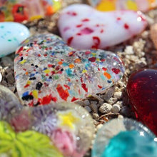 Load image into Gallery viewer, Colorful Glass Pocket Heart
