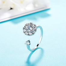 Load image into Gallery viewer, Zircon Rotary Ring - anxiety reliever
