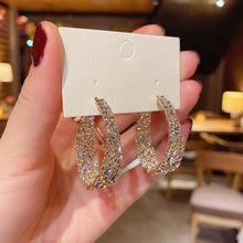 Load image into Gallery viewer, Fashionable Rhinestone Earrings
