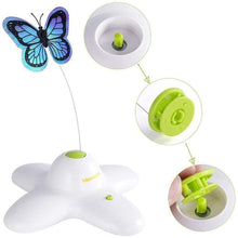 Load image into Gallery viewer, Automaic Butterfly Funny Cat Toy
