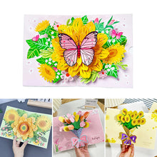 Load image into Gallery viewer, 3D Handmade Flower Greeting Card
