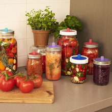 Load image into Gallery viewer, Silicone Sealing Covers for Mason Jar (6 PCs)
