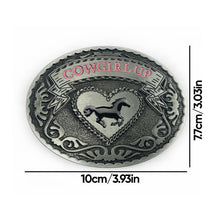 Load image into Gallery viewer, Cowboy Hat Alloy Belt Buckle
