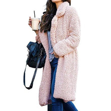 Load image into Gallery viewer, Long Fluffy Sherpa Coat Solid Teddy Bear Coats

