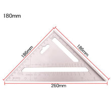 Load image into Gallery viewer, Aluminum Alloy Triangle and Square Ruler
