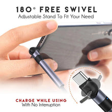 Load image into Gallery viewer, Swivel Phone Stand Charging Cable
