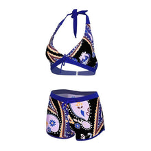 Load image into Gallery viewer, 2020 New Sexy Split Boxer Print High Waisted Bikini
