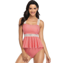 Load image into Gallery viewer, Sexy Mesh Lotus Leaf Skirt May Swimsuit
