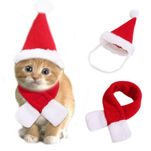 Load image into Gallery viewer, Christmas Decoration Santa Hat with Scarf
