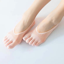 Load image into Gallery viewer, Women's Toe Socks Low Cut Five Finger Socks
