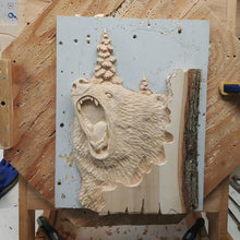 Load image into Gallery viewer, Animal Carving Handcraft Wall Decoration
