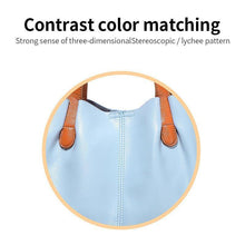 Load image into Gallery viewer, 2 In 1 Leather Shopper Tote Bag
