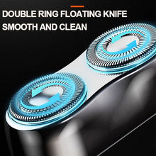 Load image into Gallery viewer, Waterproof Portable USB Men&#39;s Shaver
