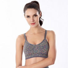 Load image into Gallery viewer, Adjustable Spaghetti Strap Sports Bra
