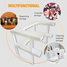 Load image into Gallery viewer, Adjustable Two Layers Spice Rack
