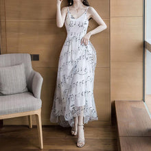 Load image into Gallery viewer, Elegant V-Neck Slip Dress
