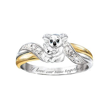 Load image into Gallery viewer, Creative Parent-child Bear Ring
