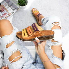 Load image into Gallery viewer, Modern Multi-color Stitching Slippers
