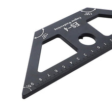 Load image into Gallery viewer, Multi-angle Woodworking Gauge Ruler
