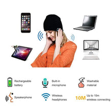 Load image into Gallery viewer, Warm knitted hat with 4.2 Bluetooth
