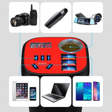 Load image into Gallery viewer, Car Mounted Cup Type Inverter Converter QC Charger
