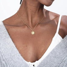 Load image into Gallery viewer, Vintage Sun and Moon Stainless Steel Necklace
