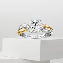 Load image into Gallery viewer, Creative Parent-child Bear Ring
