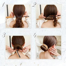 Load image into Gallery viewer, Rhinestone Easy Bun Maker
