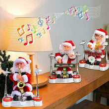 Load image into Gallery viewer, Santa Claus Band Christmas Electronic Music Toy
