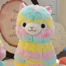 Load image into Gallery viewer, Stuffed Doll - Rainbow Alpaca
