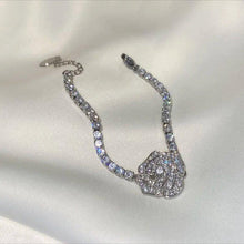 Load image into Gallery viewer, Rose Rhinestone Bracelet and Necklace
