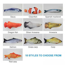 Load image into Gallery viewer, Catnip fish toy
