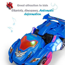 Load image into Gallery viewer, Transforming Dinosaur LED Car (Random color)
